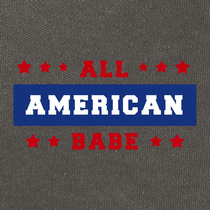 All American Babe Cotton Canvas Backpack