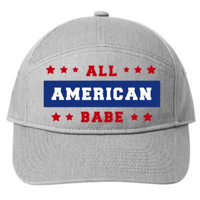 All American Babe 7-Panel Snapback Hat