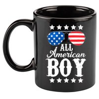 All American Boy 11oz C Handle Ceramic Mug