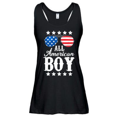 All American Boy Ladies Essential Flowy Tank