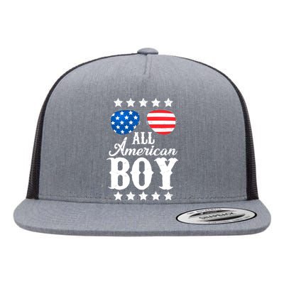 All American Boy Flat Bill Trucker Hat