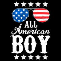 All American Boy Zip Tote Bag