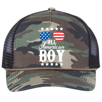 All American Boy Retro Rope Trucker Hat Cap