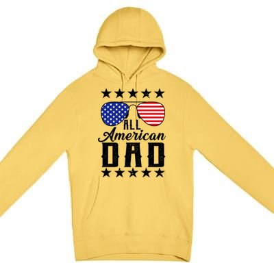 All American Dad  Premium Pullover Hoodie