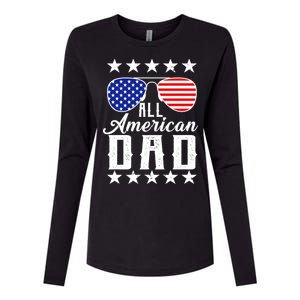 All American Dad  Womens Cotton Relaxed Long Sleeve T-Shirt