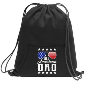 All American Dad  Sweatshirt Cinch Pack Bag