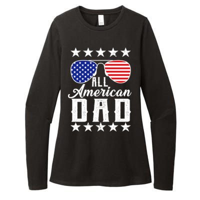 All American Dad  Womens CVC Long Sleeve Shirt