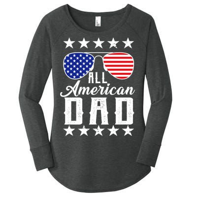 All American Dad  Women's Perfect Tri Tunic Long Sleeve Shirt