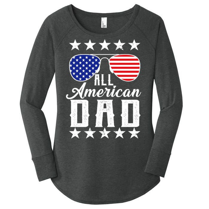 All American Dad  Women's Perfect Tri Tunic Long Sleeve Shirt