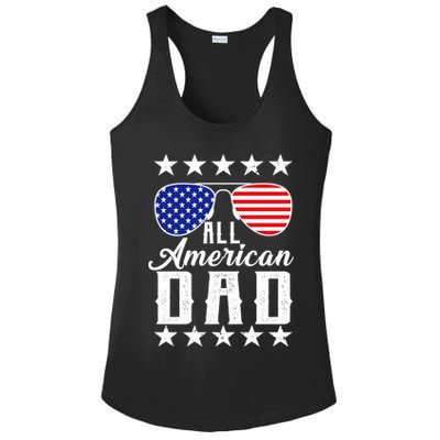 All American Dad  Ladies PosiCharge Competitor Racerback Tank