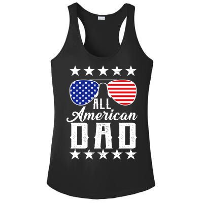 All American Dad  Ladies PosiCharge Competitor Racerback Tank