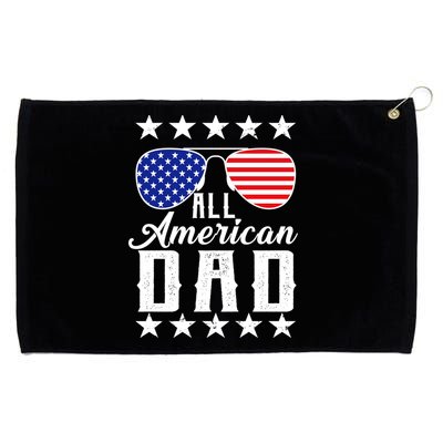 All American Dad  Grommeted Golf Towel