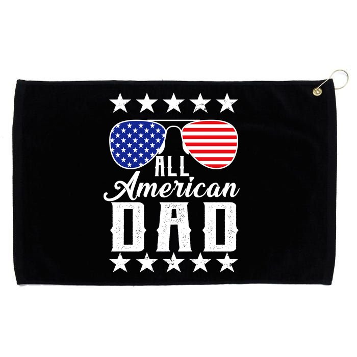 All American Dad  Grommeted Golf Towel