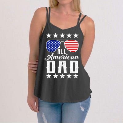 All American Dad  Women's Strappy Tank