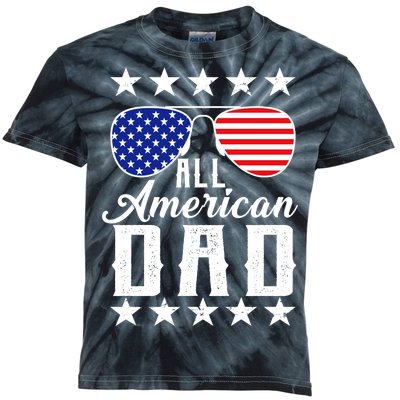 All American Dad  Kids Tie-Dye T-Shirt