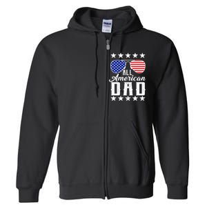 All American Dad  Full Zip Hoodie