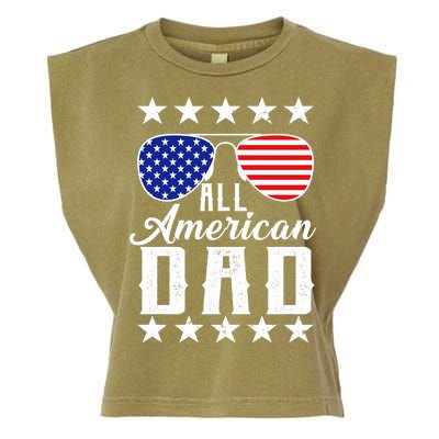 All American Dad  Garment-Dyed Women's Muscle Tee