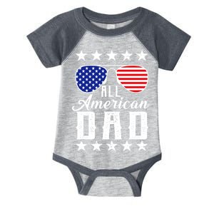 All American Dad  Infant Baby Jersey Bodysuit