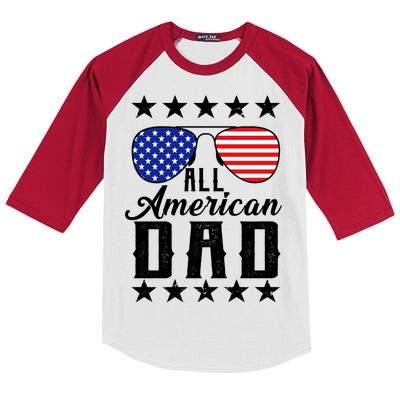 All American Dad  Kids Colorblock Raglan Jersey