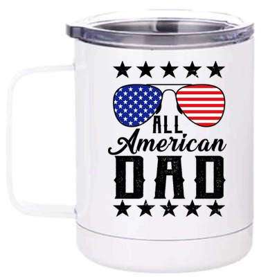 All American Dad  12 oz Stainless Steel Tumbler Cup