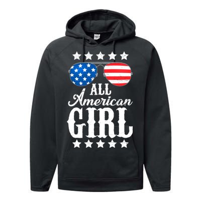 All American Girl Performance Fleece Hoodie