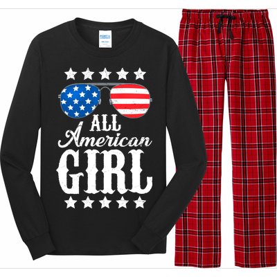 All American Girl Long Sleeve Pajama Set