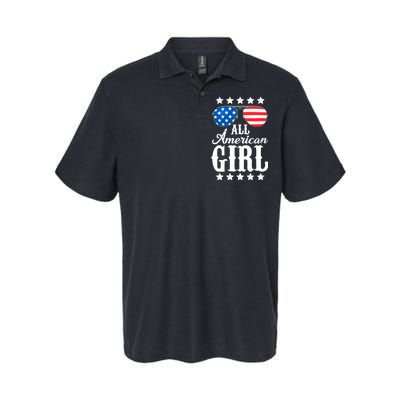 All American Girl Softstyle Adult Sport Polo