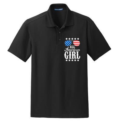 All American Girl Dry Zone Grid Polo