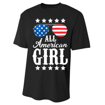 All American Girl Performance Sprint T-Shirt