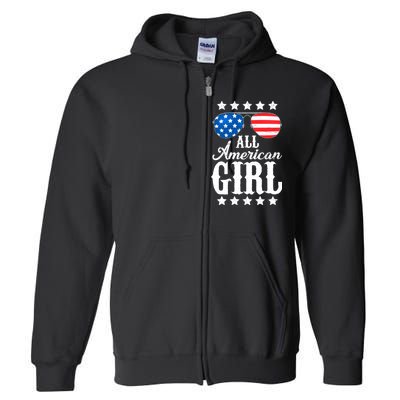 All American Girl Full Zip Hoodie