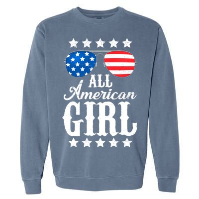 All American Girl Garment-Dyed Sweatshirt