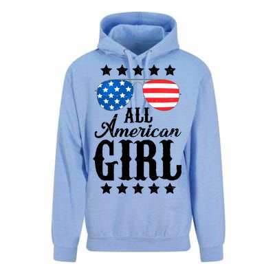 All American Girl Unisex Surf Hoodie