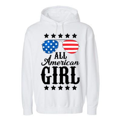 All American Girl Garment-Dyed Fleece Hoodie