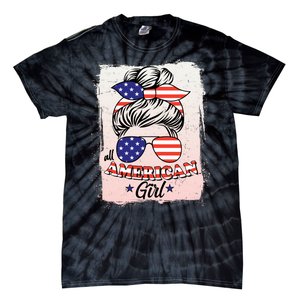 All American Girl USA American Flag Tie-Dye T-Shirt