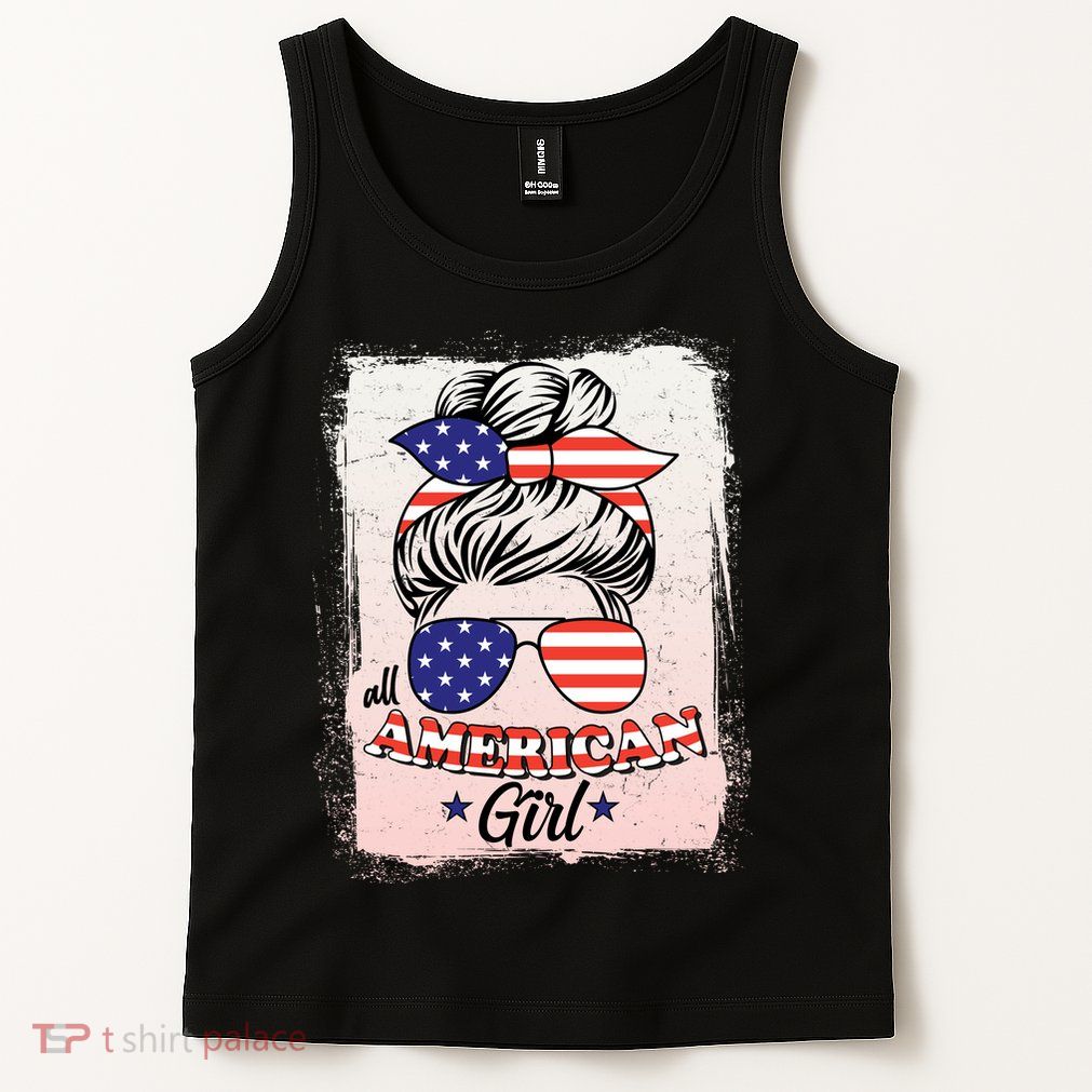 All American Girl USA American Flag Tank Top
