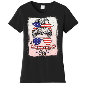 All American Girl USA American Flag Women's T-Shirt