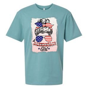 All American Girl USA American Flag Sueded Cloud Jersey T-Shirt