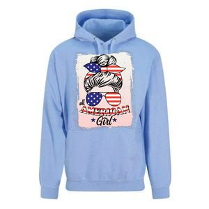 All American Girl USA American Flag Unisex Surf Hoodie