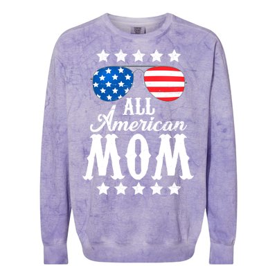 All American Mom Colorblast Crewneck Sweatshirt