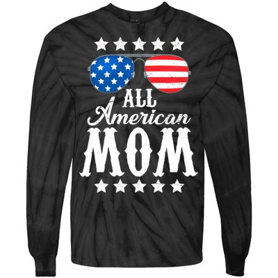 All American Mom Tie-Dye Long Sleeve Shirt