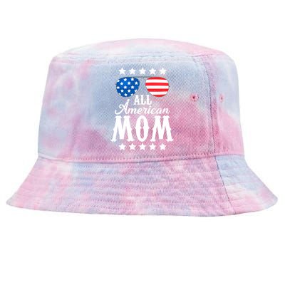 All American Mom Tie-Dyed Bucket Hat