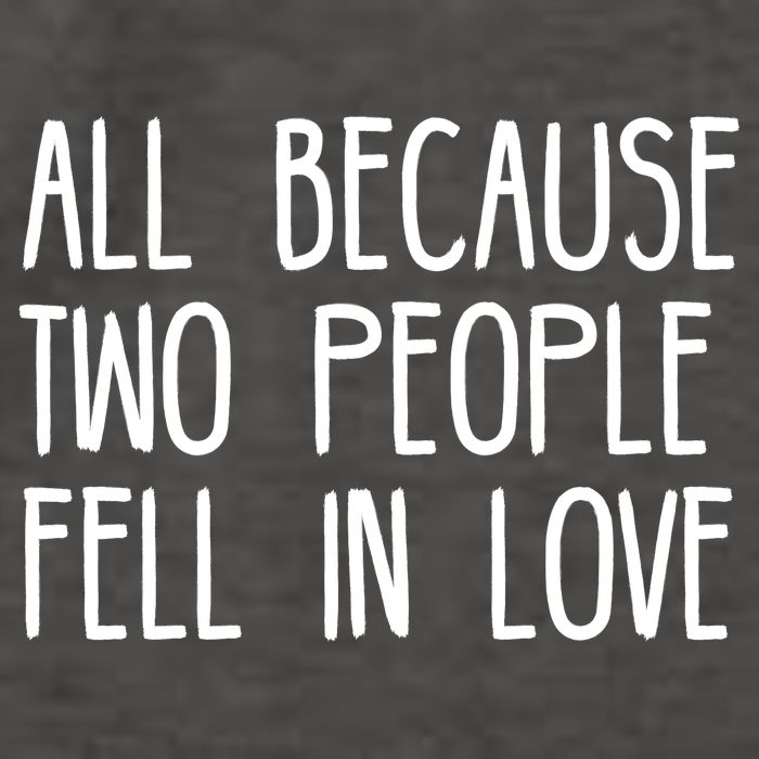 All Because Two People Fell in Love Vector Backpack