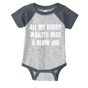 All Daddy Wanted Was A Blow Job Infant Baby Jersey Bodysuit