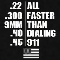All Faster Than Dialing 911 Ladies PosiCharge Tri-Blend Wicking Tank