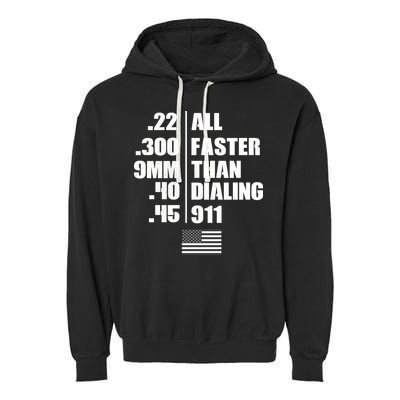All Faster Than Dialing 911 Garment-Dyed Fleece Hoodie