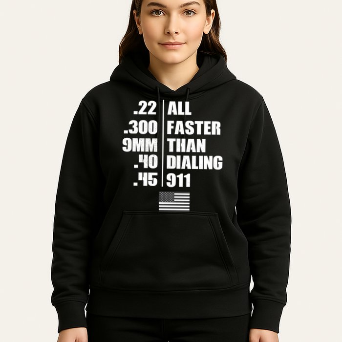All Faster Than Dialing 911 Hoodie