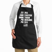 All Faster Than Dialing 911 Apron