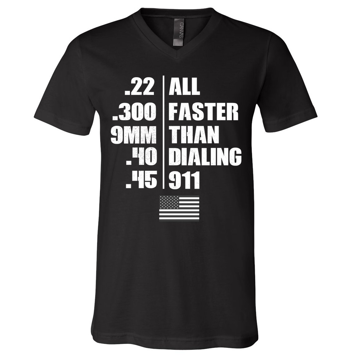 All Faster Than Dialing 911 V-Neck T-Shirt