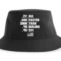 All Faster Than Dialing 911 Sustainable Bucket Hat