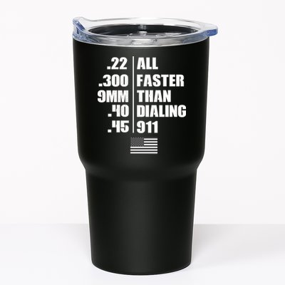 All Faster Than Dialing 911 Tumbler